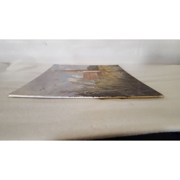 Acrylic painting signed 1994 Aspen Church - Picture 3 of 8